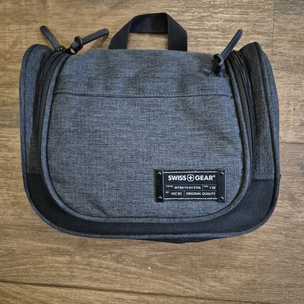 SwissGear Charcoal and Black Toiletry Bag
